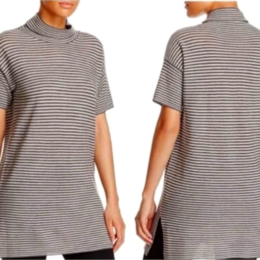 Eileen Fisher Size Mockneck Merino Wool
Tunic Sweater